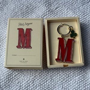 Petite Sezane Alphabet Keychain “M”